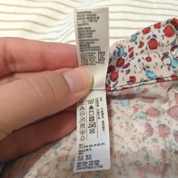 American Apparel cropped floral blouse - Picture 4 of 7